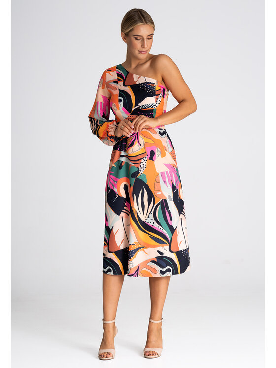 FIGL FIGL Φόρεμα M961 Έγχρωμο Regular Fit