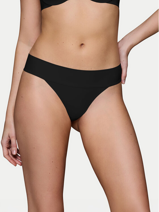 Triumph Triumph Kalhotky string Make-Up Illusion 10218386 Černá