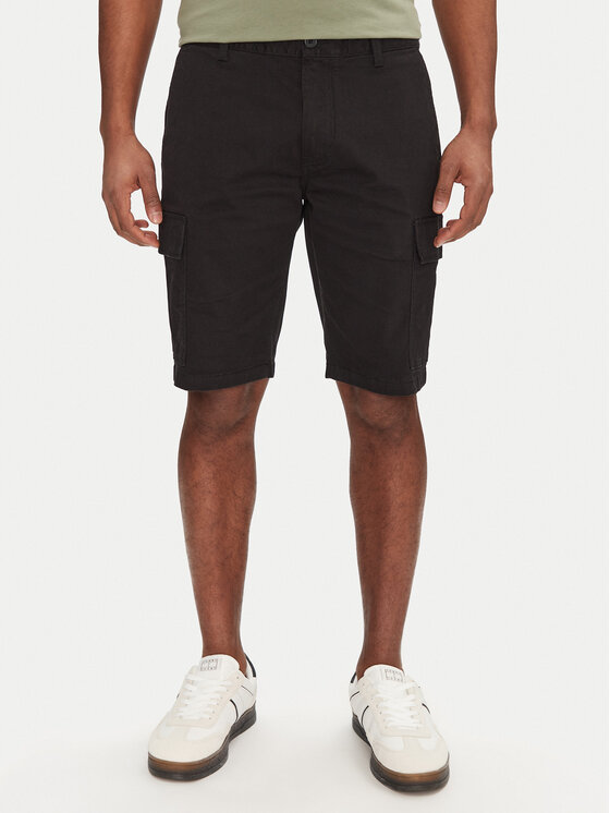 Tommy Jeans Tommy Jeans Шорти от плат Scanton DM0DM21949 Черен Regular Fit