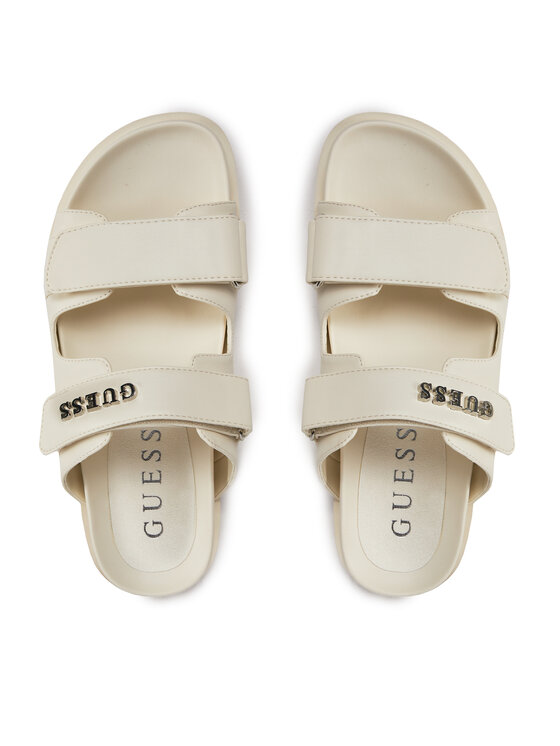 Guess Guess Šlepetės Fabulon FLJFBU ELE19 Écru