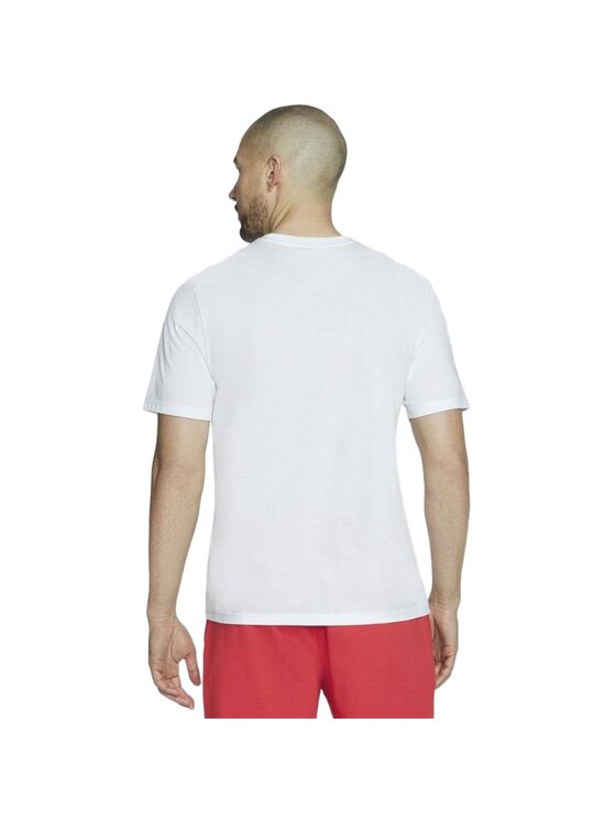 Skechers Skechers T-Shirt TS80-WHT Biały Regular Fit