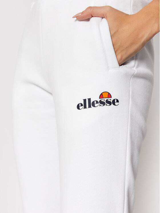 Ellesse Ellesse Pantaloni trening Hallouli SGK13652 Alb Slim Fit