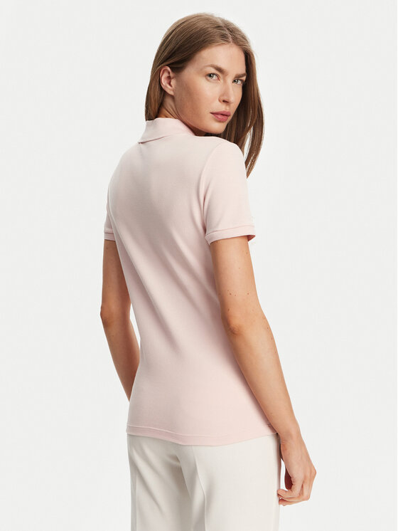 Lacoste Lacoste Поло PF5462 Рожевий Slim Fit