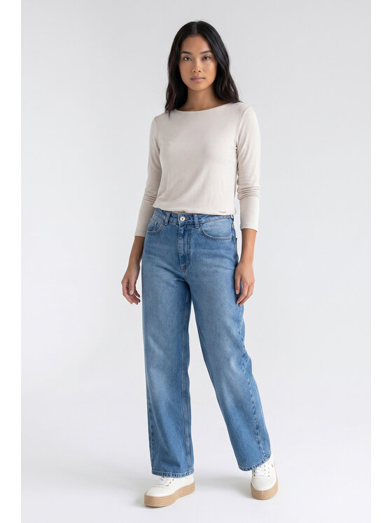 FIGL FIGL Μπλουζάκι M1371 Μπεζ Regular Fit