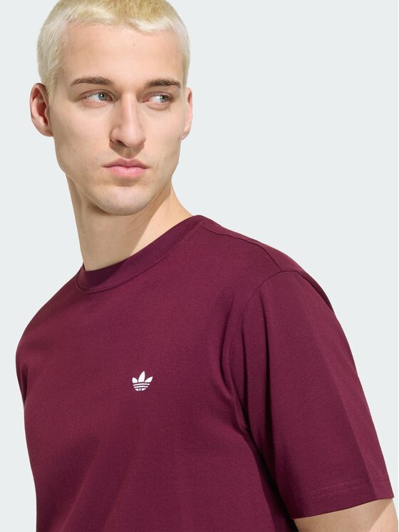 adidas adidas T-Shirt 164741 Czerwony ciemny Regular Fit