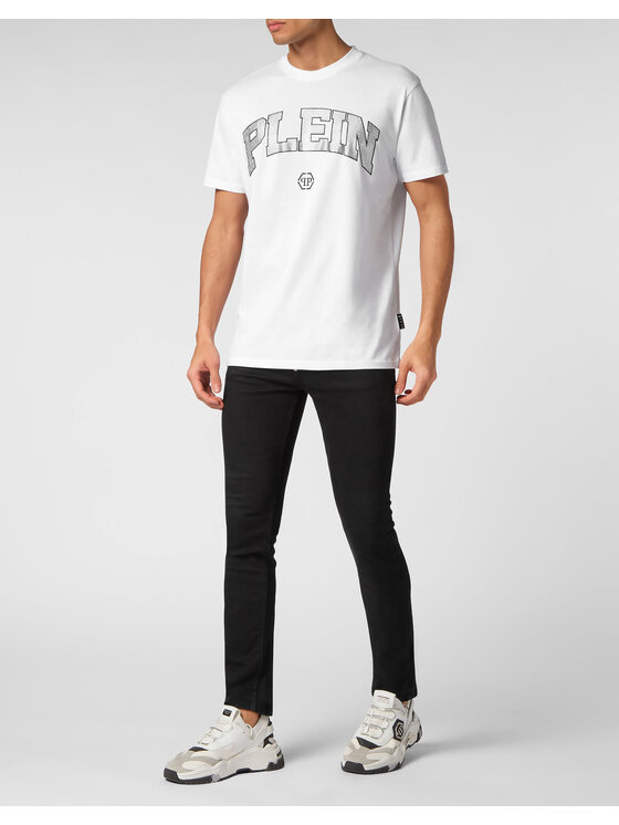 PHILIPP PLEIN PHILIPP PLEIN Tričko 14939 Biela Regular Fit
