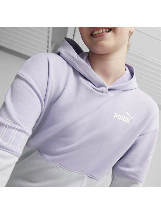 Puma Puma Bluza 673549 Fioletowy Regular Fit