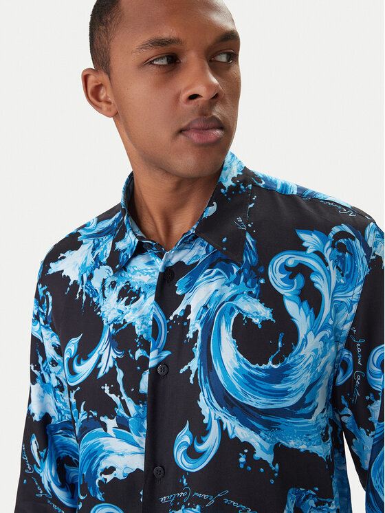 Versace Jeans Couture Versace Jeans Couture Košeľa 80GAL2R0 NS757 Modrá Regular Fit
