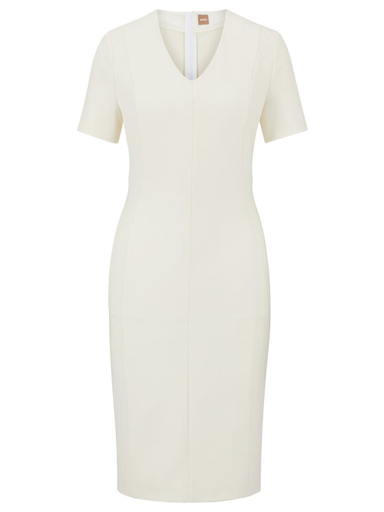 BOSS Boss Rochie de zi Damaisa 50490044 Bej Slim Fit