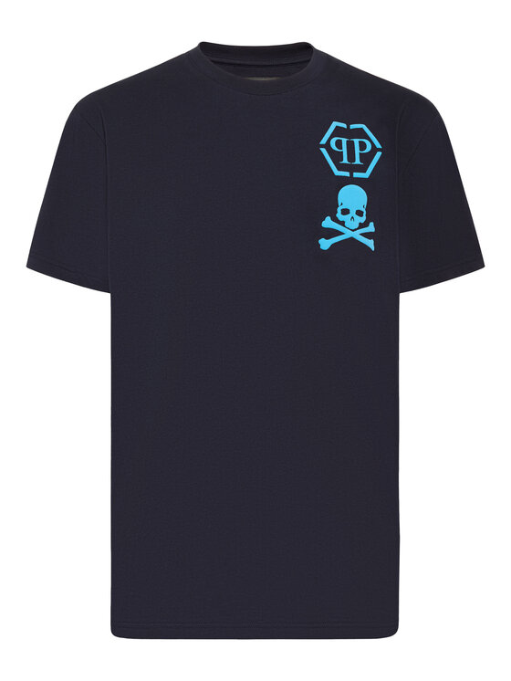 PHILIPP PLEIN PHILIPP PLEIN T-shirt 9411 Celeste Regular Fit