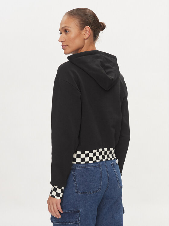 Vans Vans Суитшърт Boom Boom Check VN000GJ2 Черен Regular Fit