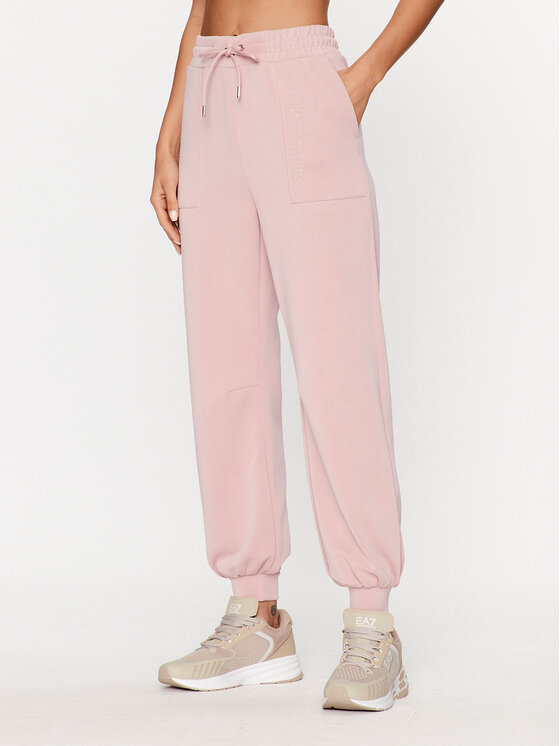 EA7 Emporio Armani EA7 Emporio Armani Sportinės kelnės 6RTP54 TJDCZ 1418 Rožinė Regular Fit