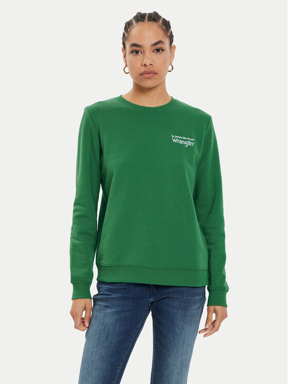 Wrangler Sweatshirt 112356509 Vert Regular Fit