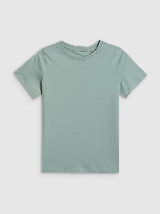 4F 4F T-shirt 4FJRSS26TTSHF3554-47S Verde Regular Fit