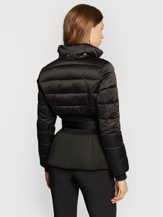 Elisabetta Franchi Elisabetta Franchi Žieminė striukė PI-40H-26E2-V590 Juoda Slim Fit