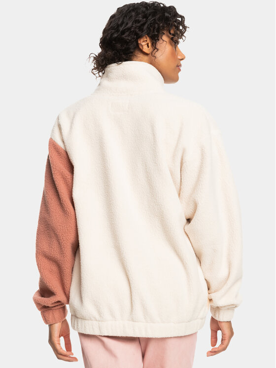 Roxy Roxy Fleecejacke Star Gazing Plfl ERJPF03149 Beige Regular Fit
