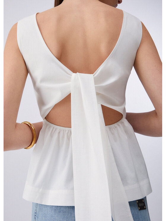 Liu Jo Liu Jo Sweter WA6468MS55N10701 Biały Regular Fit