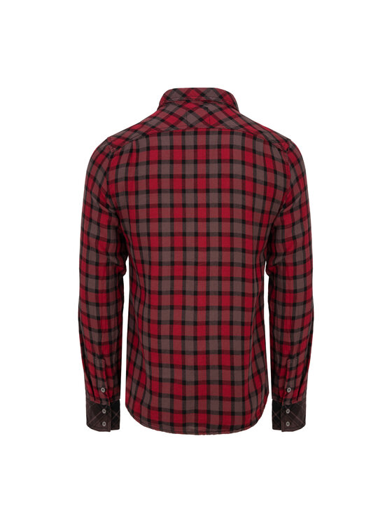 Brandit Brandit Koszula 4016.84.M Czerwony Regular Fit