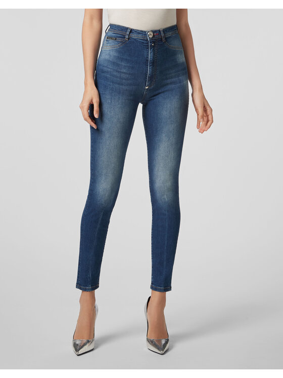 PHILIPP PLEIN PHILIPP PLEIN Jeansy 30931 Niebieski jasny Slim Fit
