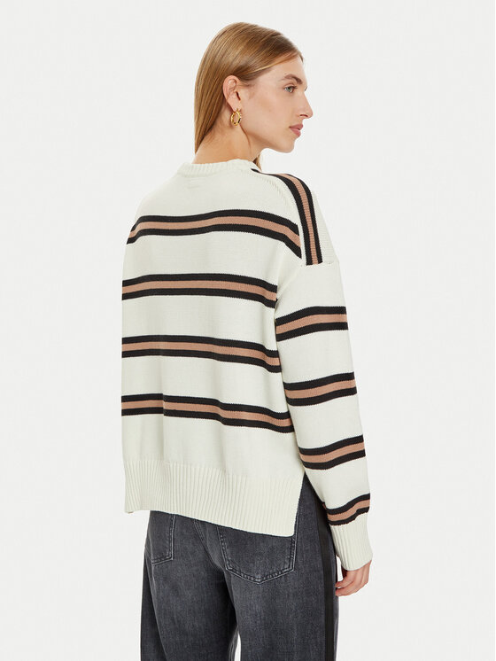Guess Jeans Guess Jeans Sweater W4BR09 Z3HM1 Fehér Regular Fit