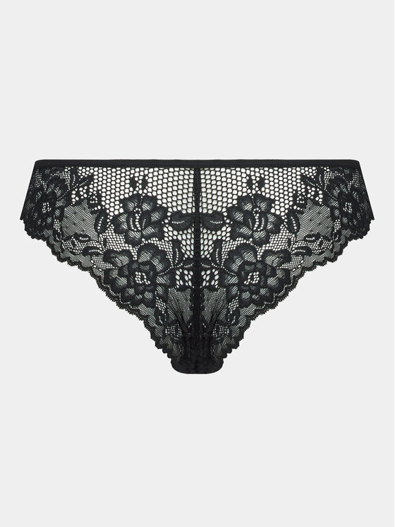 Hunkemöller Hunkemöller Nočna srajca Beatriz 169282 Črna Feminine Fit