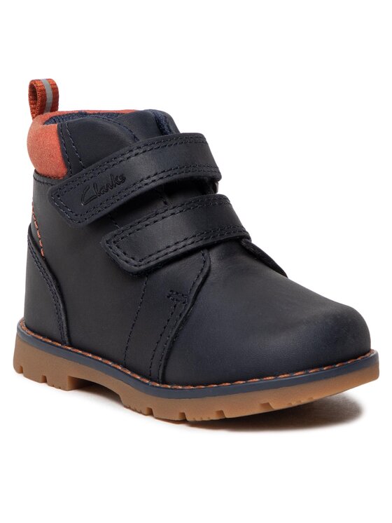 clarks boots heath strap t 261692667 bleu marine