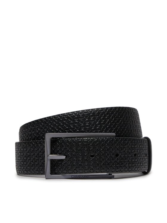Calvin Klein Calvin Klein Vyriškas Diržas Adj/Rev Slim Frame Mono 35Mm K50K511355 Juoda