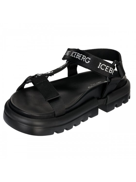 Iceberg Iceberg Sandały IU1707 Czarny