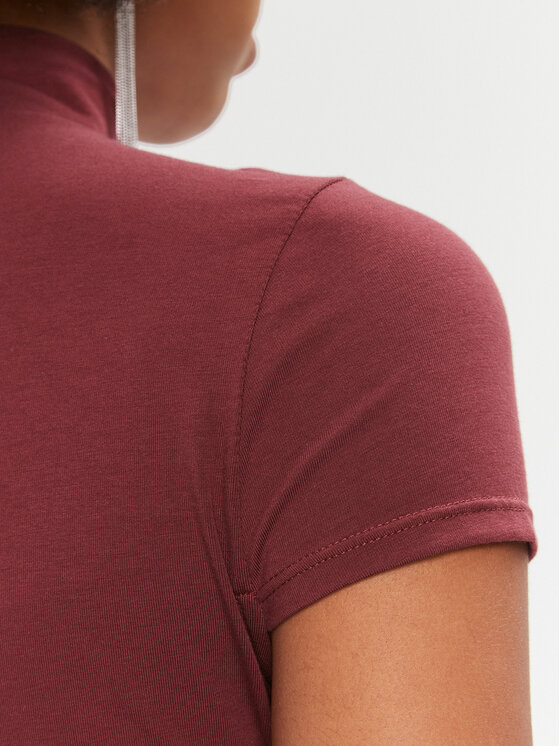 DKNY DKNY Pulover P2GHOOQA Bordo rdeča Regular Fit