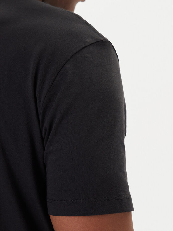 Calvin Klein Jeans Calvin Klein Jeans Tricou 30s Chest Logo LV04RD865G Negru Regular Fit