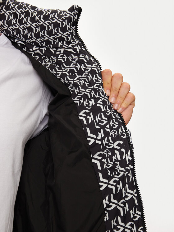 Karl Lagerfeld Jeans Karl Lagerfeld Jeans Winterjacke 246D1508 Schwarz Regular Fit