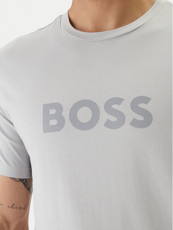 BOSS BOSS T-shirt 50491706 Grigio Regular Fit