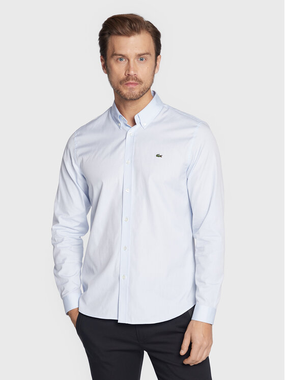 Lacoste Košulja CH1843 Plava Slim Fit