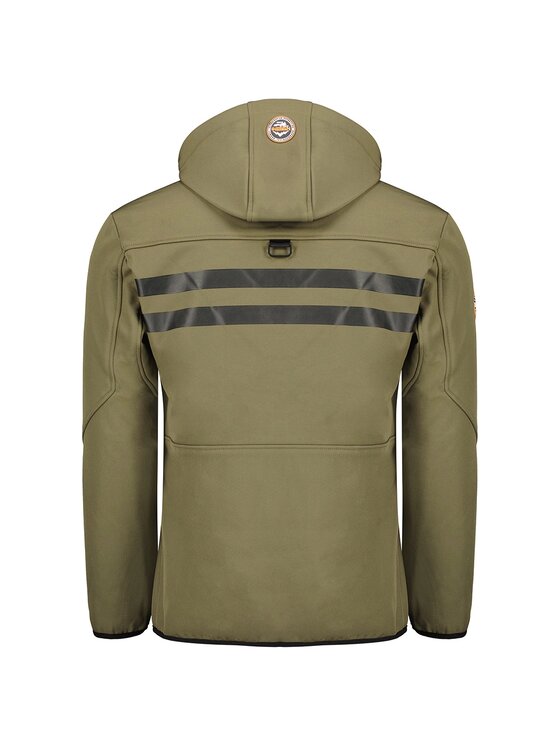 Geographical Norway Geographical Norway Kurtka softshell WY1996H/GN-Kaki / Orange Zielony Regular Fit
