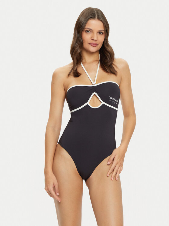 KARL LAGERFELD Bikiny A1W46031 Čierna