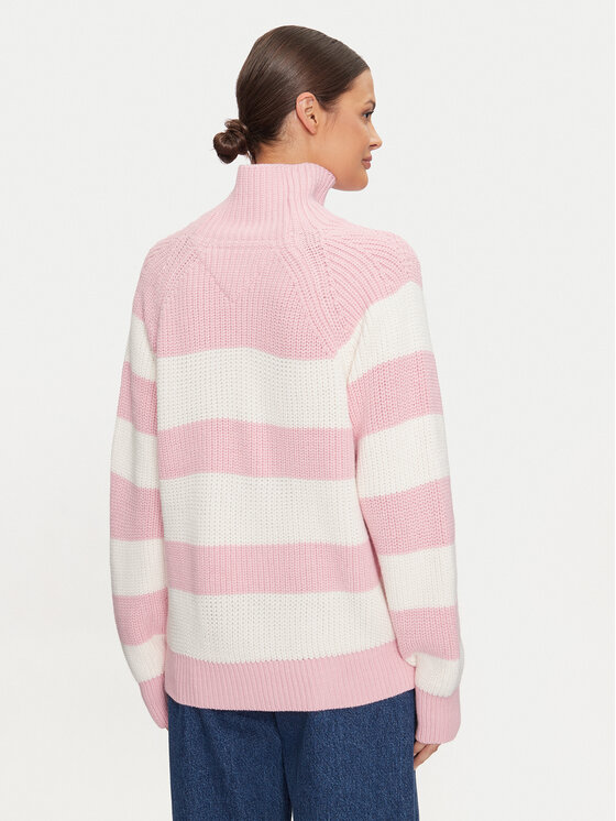 Tommy Jeans Tommy Jeans Rollkragenpullover Badge DW0DW19914 Rosa Regular Fit