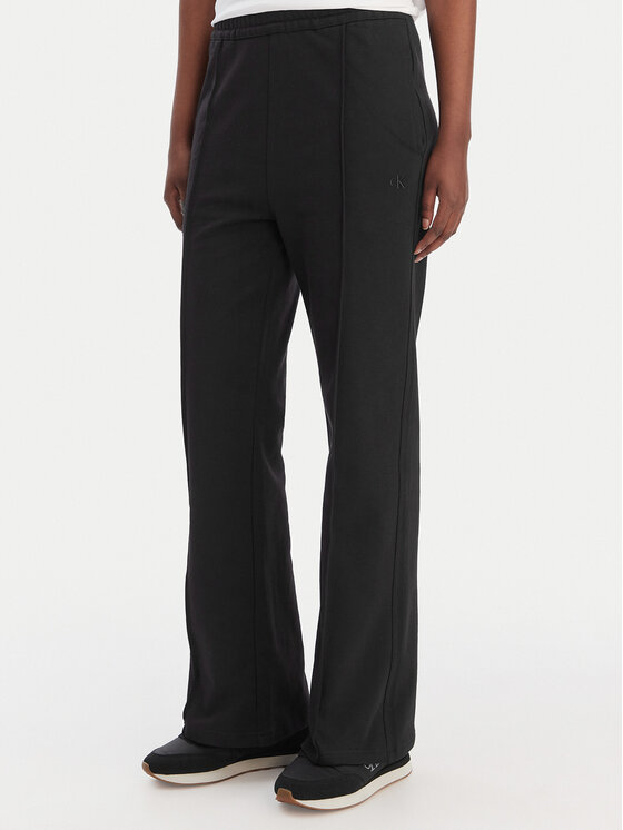 Calvin Klein Jeans Pantaloni trening Archive Logo LV047B240G Negru Regular Fit