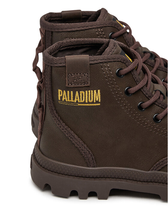 Palladium Palladium Schnürstiefeletten PAMPA HI COATED 74375-249-M Braun