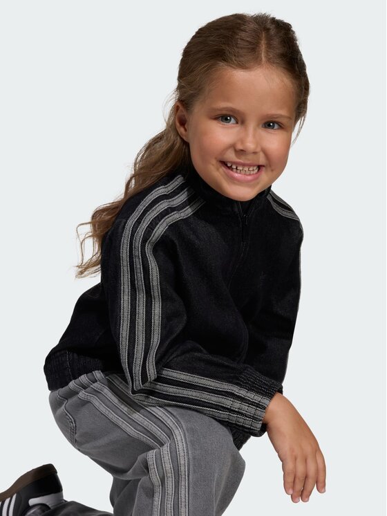 adidas adidas Bluza Firebird Czarny Loose Fit