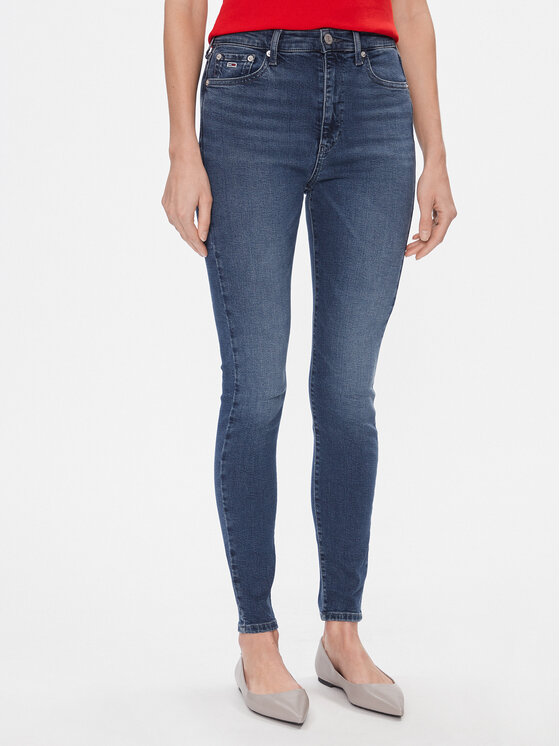 Tommy Jeans Tommy Jeans Τζιν Sylvia DW0DW17153 Σκούρο μπλε Skinny Fit