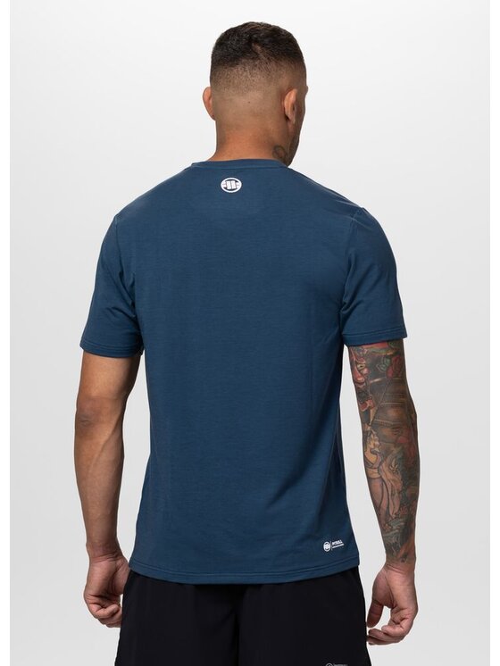 PITBULL PITBULL Koszulka techniczna Casual Sport HILLTOP Niebieski Regular Fit