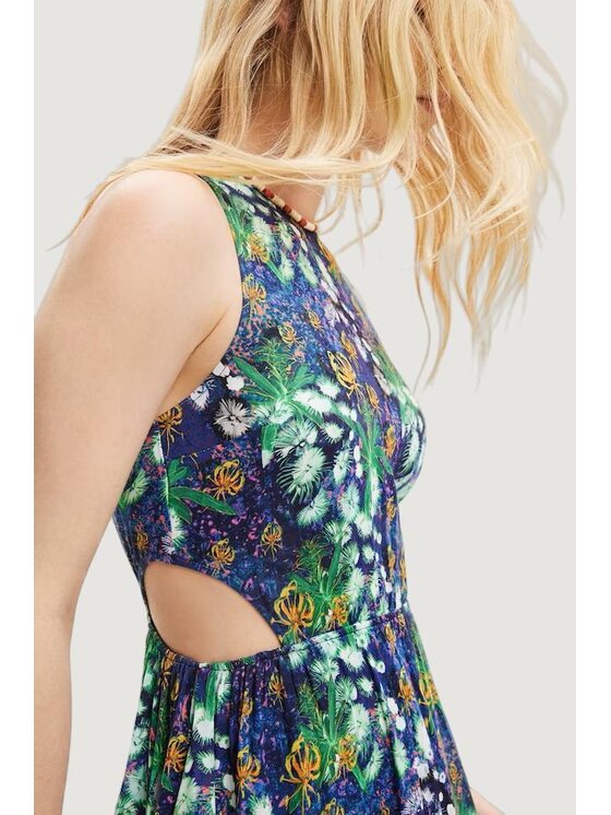 Desigual Desigual Φόρεμα καθημερινό VEST PISTILO Μπλε To Fit