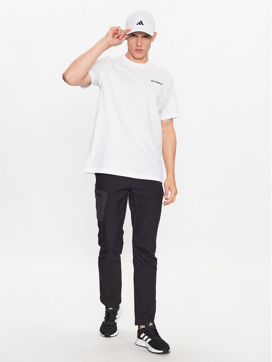 adidas adidas T-krekls IL2648 Balts Regular Fit