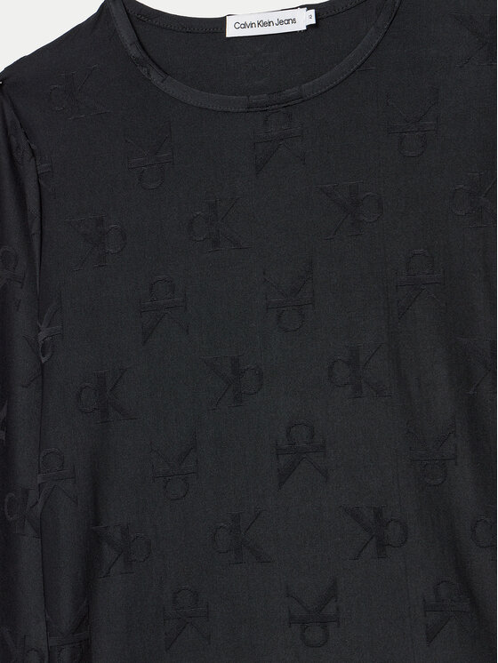 Calvin Klein Jeans Calvin Klein Jeans Блузка IG0IG02536 Чорний Slim Fit