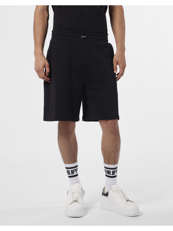 PHILIPP PLEIN PHILIPP PLEIN Szorty sportowe 29831 Czarny Jogger Fit