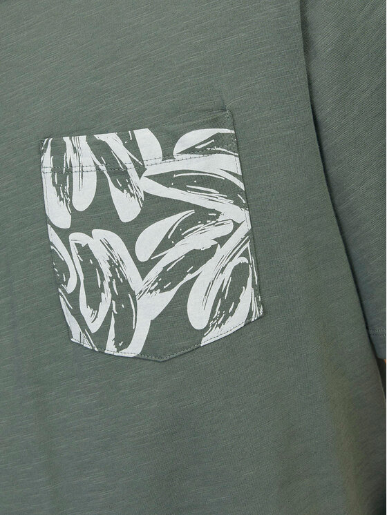 Jack & Jones Jack & Jones T-Shirt Lafayette 12250435 Zielony Standard Fit