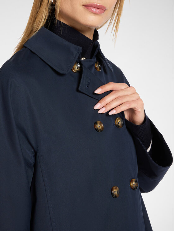 Elena Mirò Elena Mirò Cappotto invernale F239P000182N034 Blu A-Line Fit