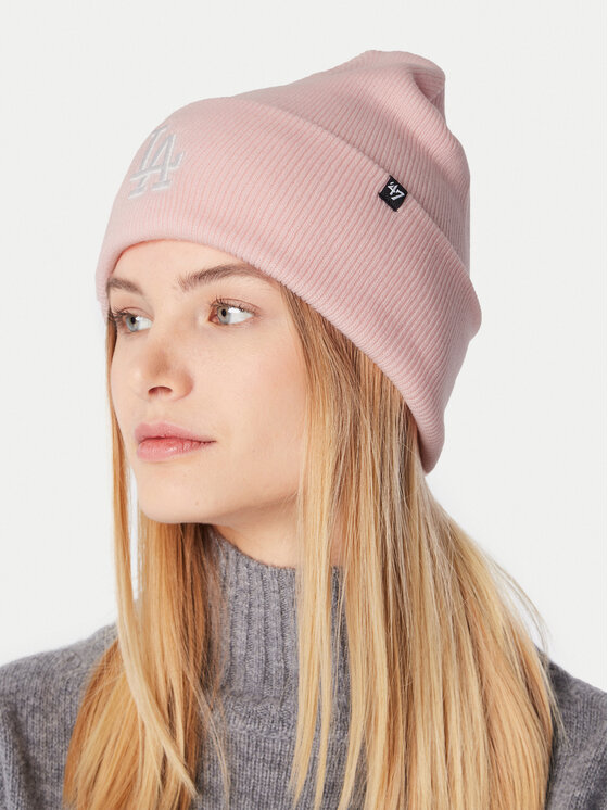 47 Brand 47 Brand Müts Mlb Los Angeles Dodgers Haymaker 47 Cuff Knit B-HYMKR12ACE-PK Roosa