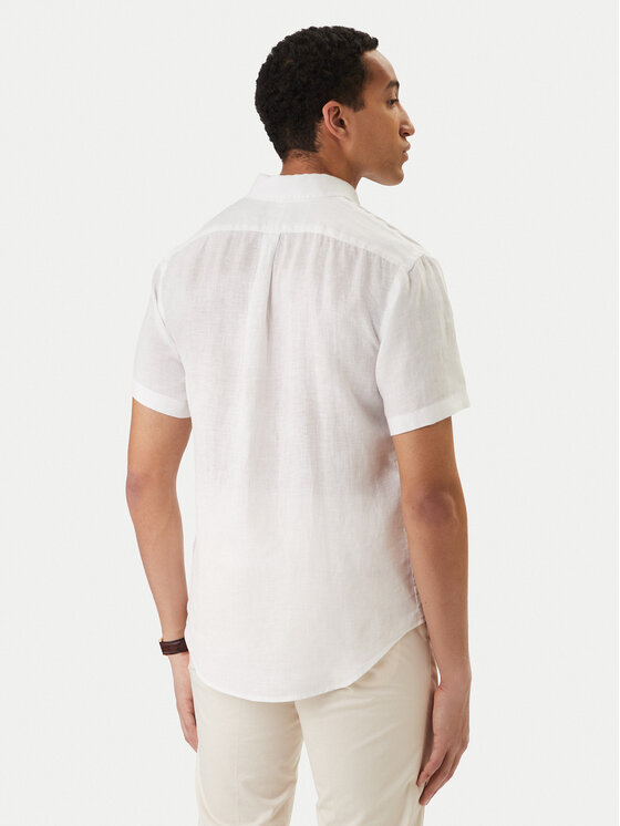 Polo Ralph Lauren Polo Ralph Lauren Πουκάμισο 710968912500 Λευκό Custom Fit