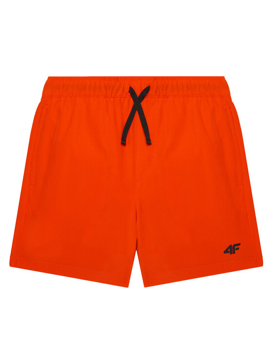 4F 4F Szorty kąpielowe 4FJWSS24UBDSM066 Czerwony Regular Fit